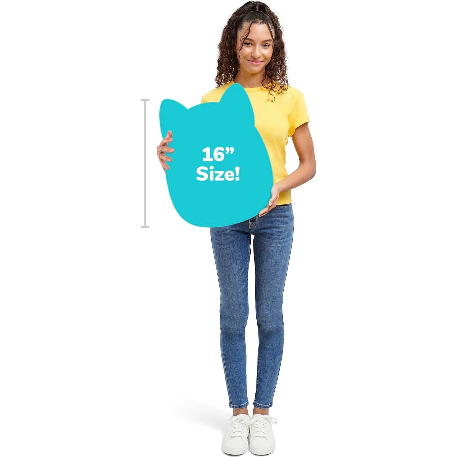 Squishmallows Kellytoy Peluche 40cm Anya Caticornia Sirena