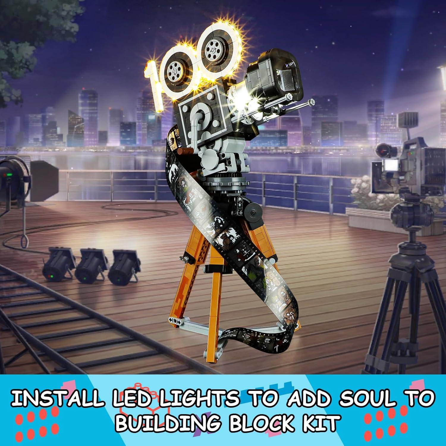 Kit de Luz LED Mililier para Lego 43230 Set Cámara Disney