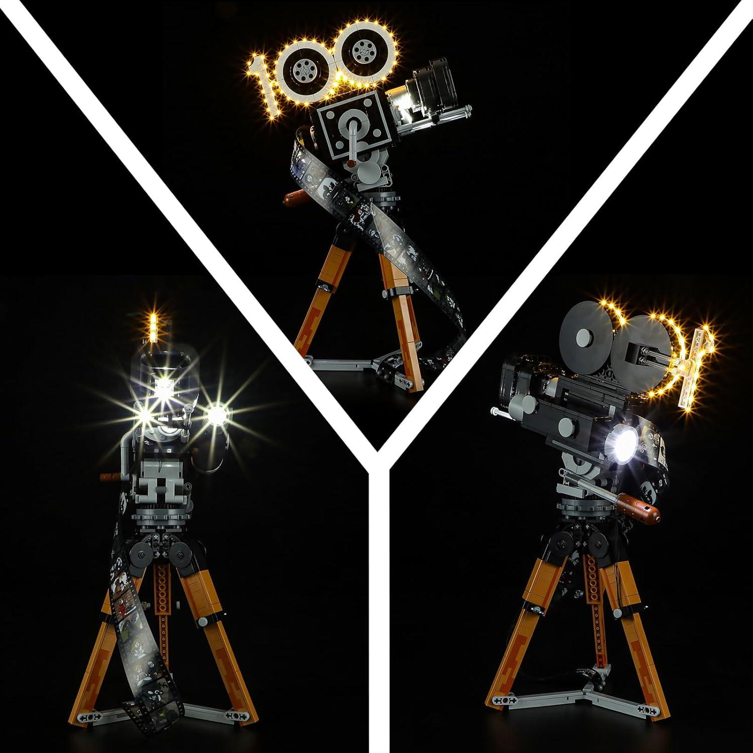 Kit de Luz LED Mililier para Lego 43230 Set Cámara Disney