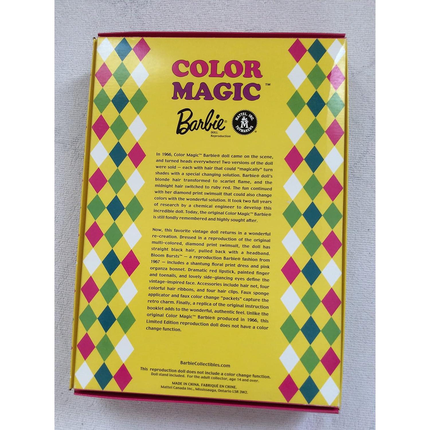 Color Magic Reproduction Brunette Barbie 2003, 02994