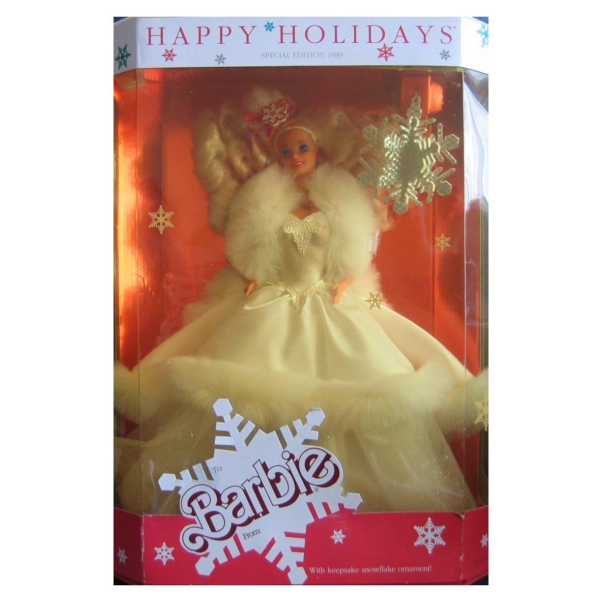 Muñeca Barbie Felices Fiestas 1989 Edición Especial 32,9 cm