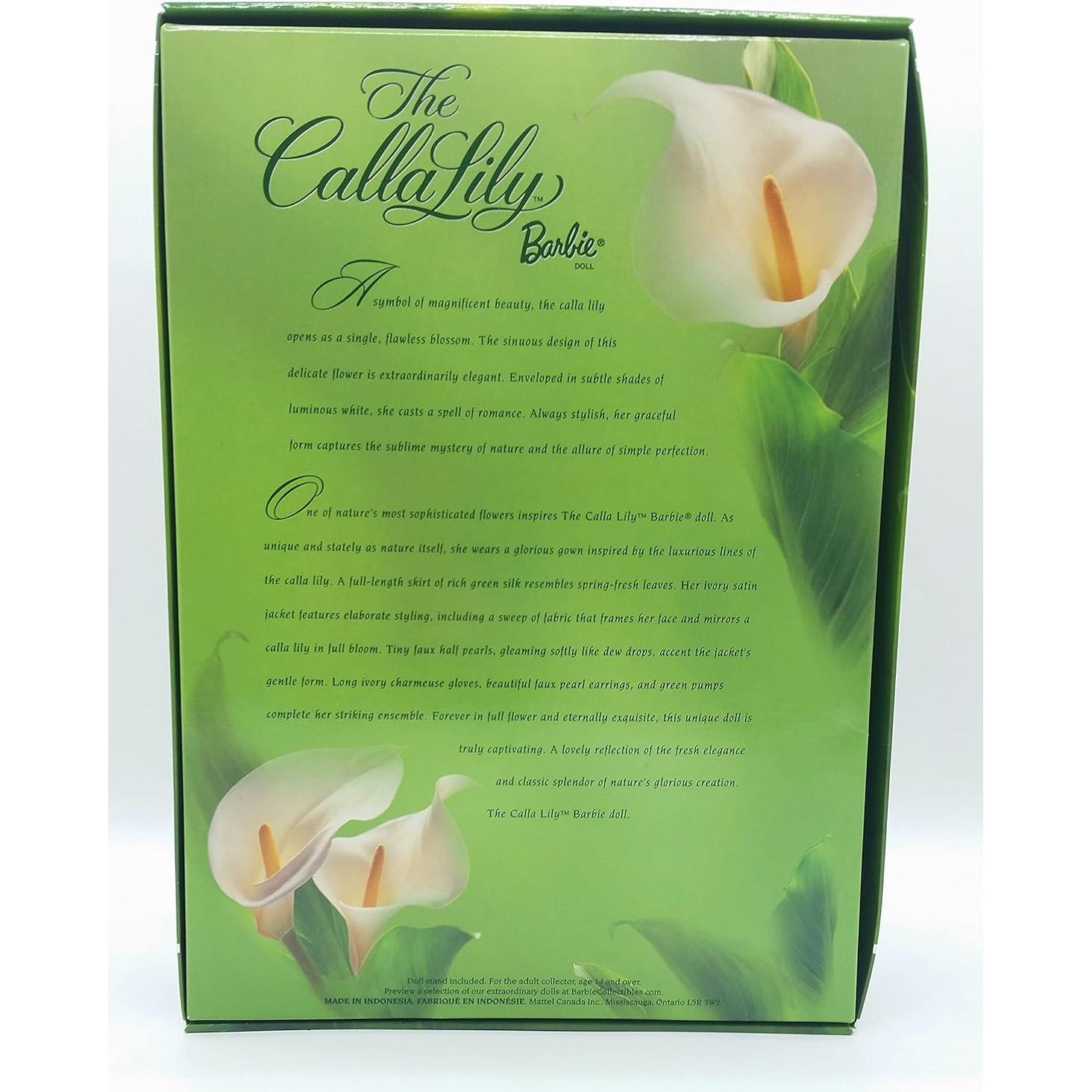 Muñeca Barbie Lirio de Calla 29912 Edición Limitada 2001