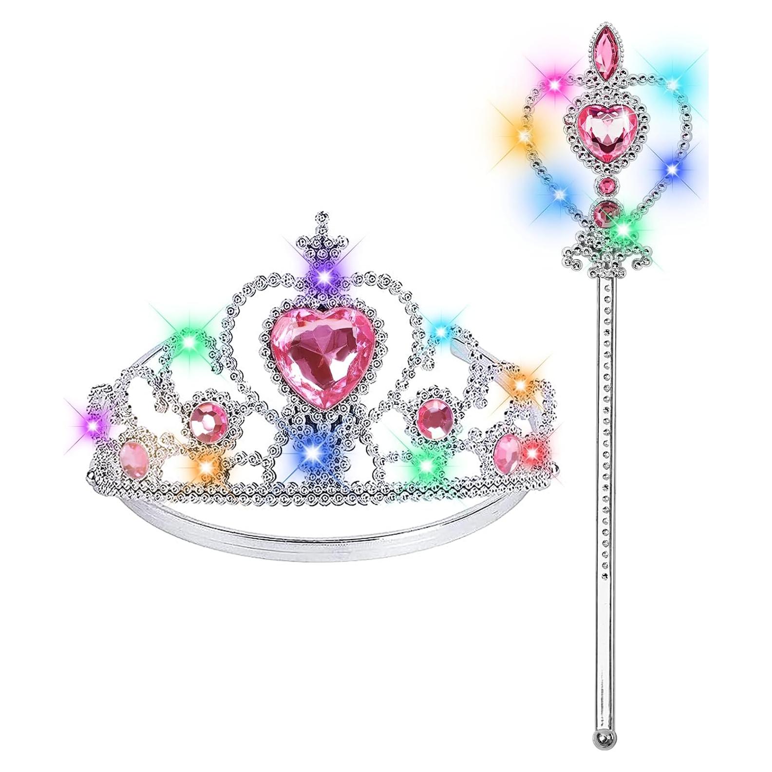 Tiara y Varita de Princesa BIBUTY para Niñas 3-6 Años