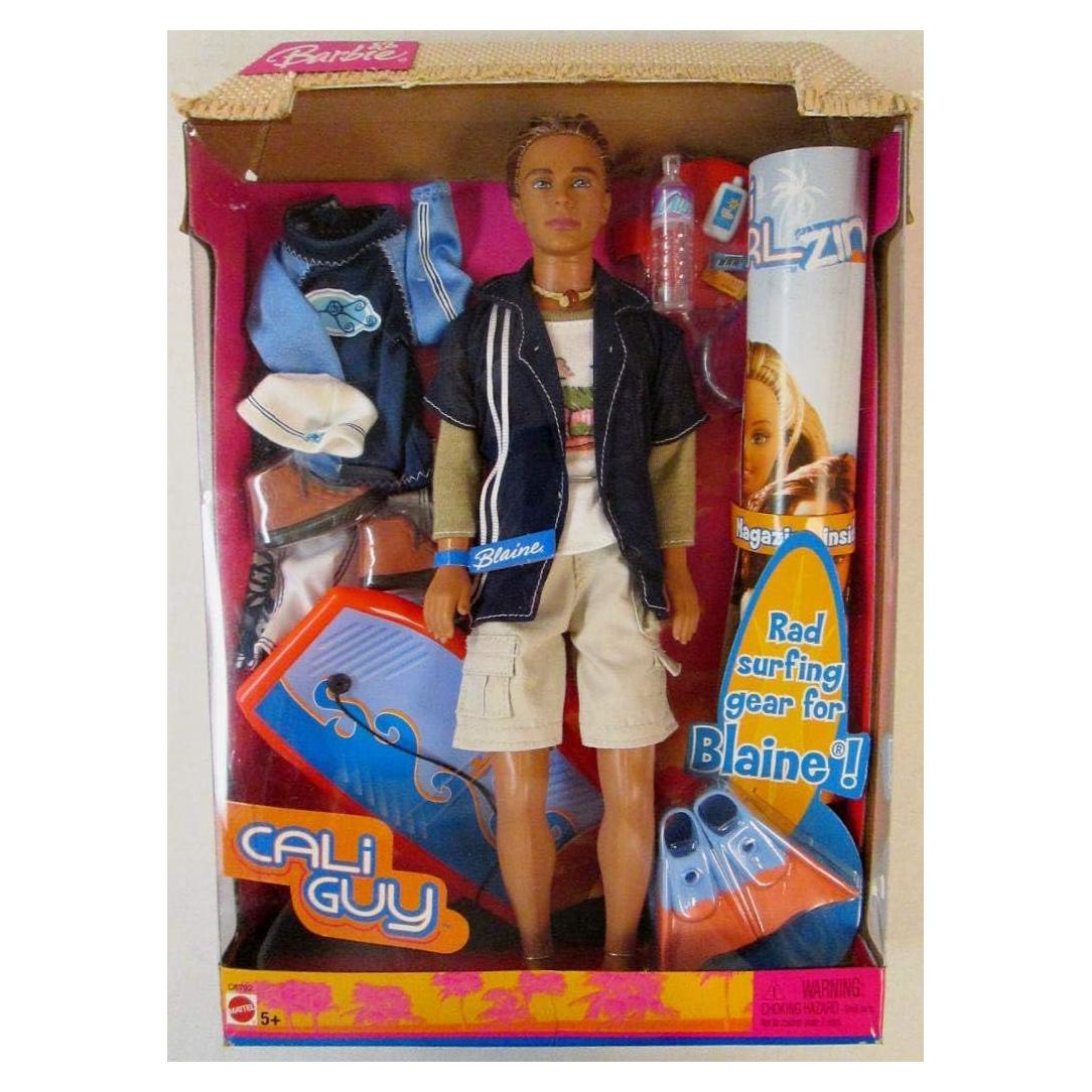 Muñeca Barbie Cali Guy Blaine con accesorios de surf