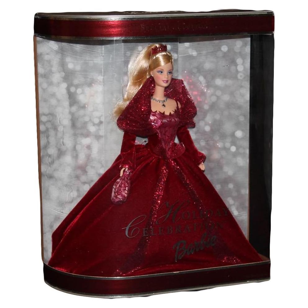 2002 Holiday Celebration Barbie Mattel