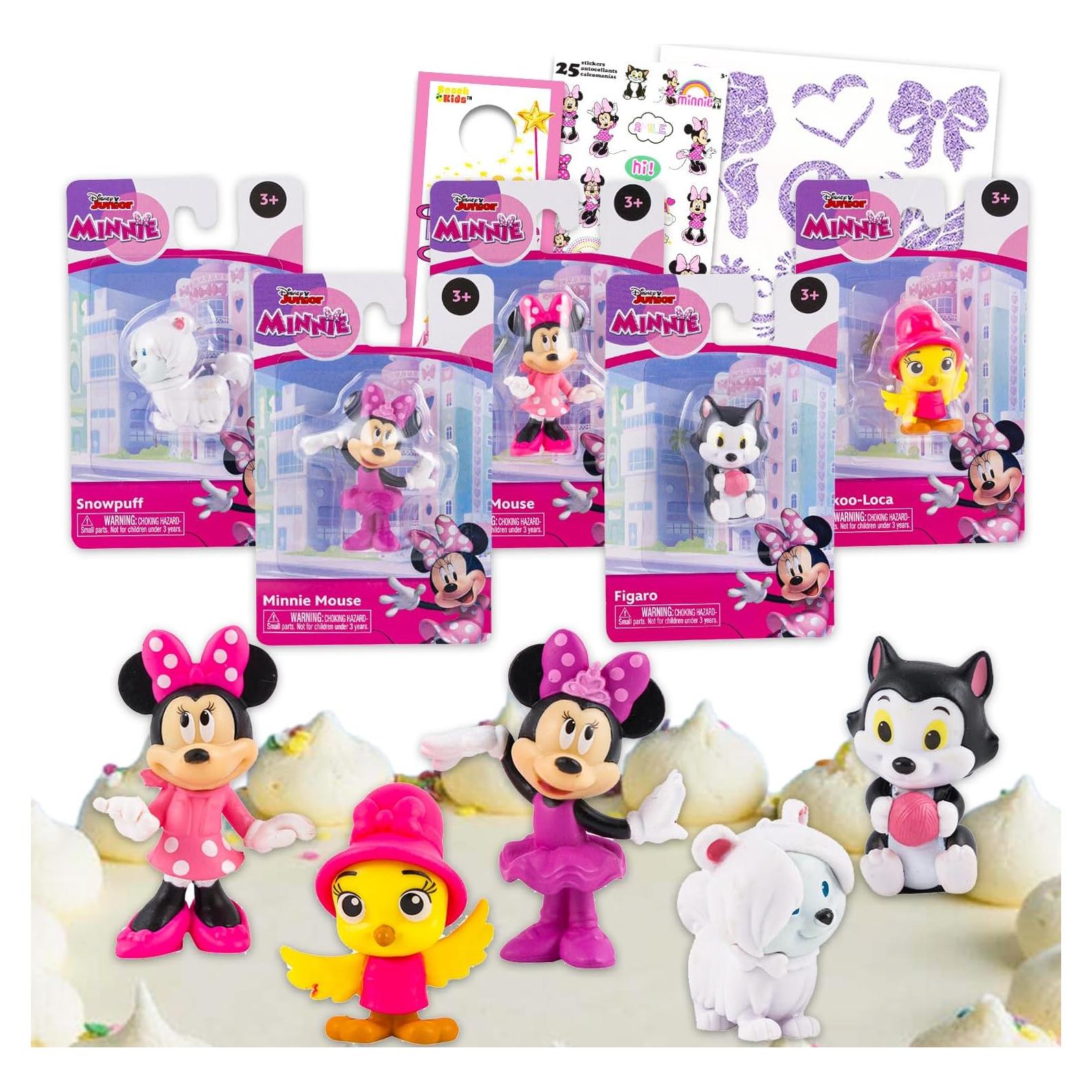 Adornos de Pastel Minnie Mouse Crenstone - 5 Figuras y Más