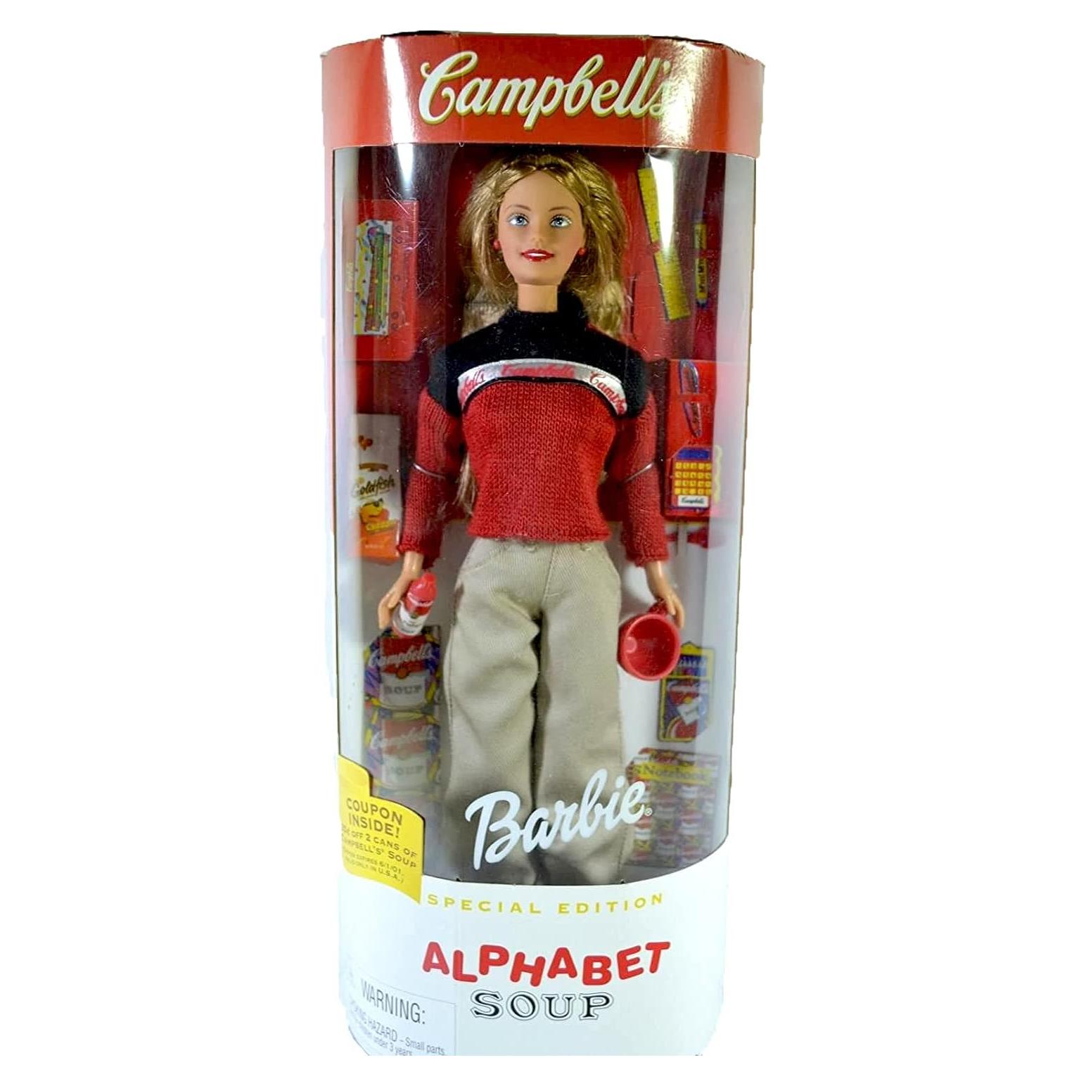 Muñeca Barbie Mattel Sopa Campbell's 29 cm con accesorios