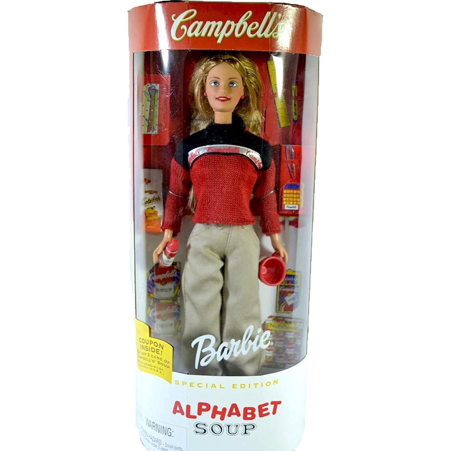 Muñeca Barbie Mattel Sopa Campbell's 29 cm con accesorios