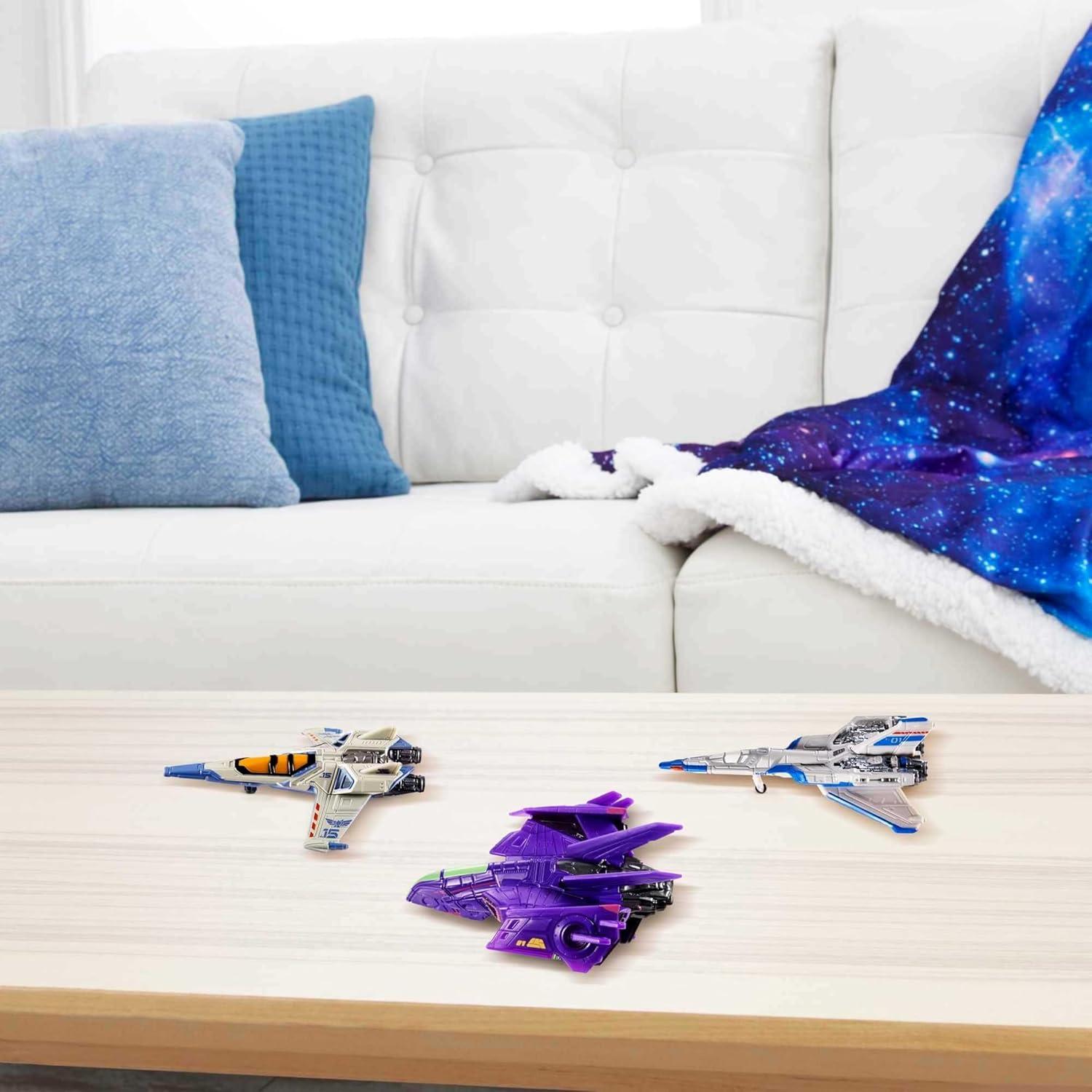 Juego de Naves Estelares Hot Wheels Lightyear 3 Piezas