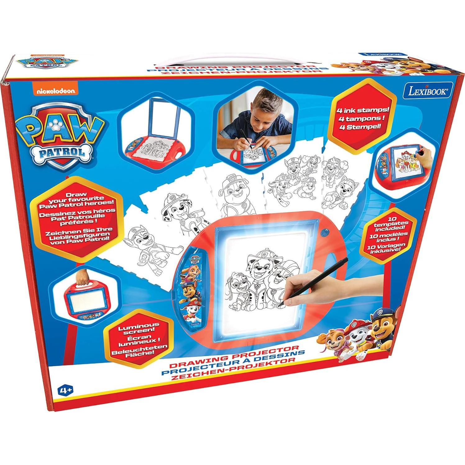 Proyector de Dibujo Lexibook Patrulla Canina 10 Plantillas