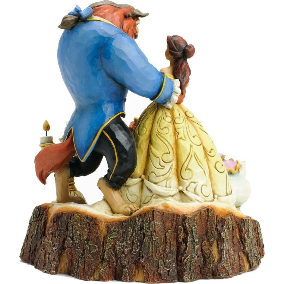 Figura La Bella y la Bestia Jim Shore 19 cm Resina de Piedra