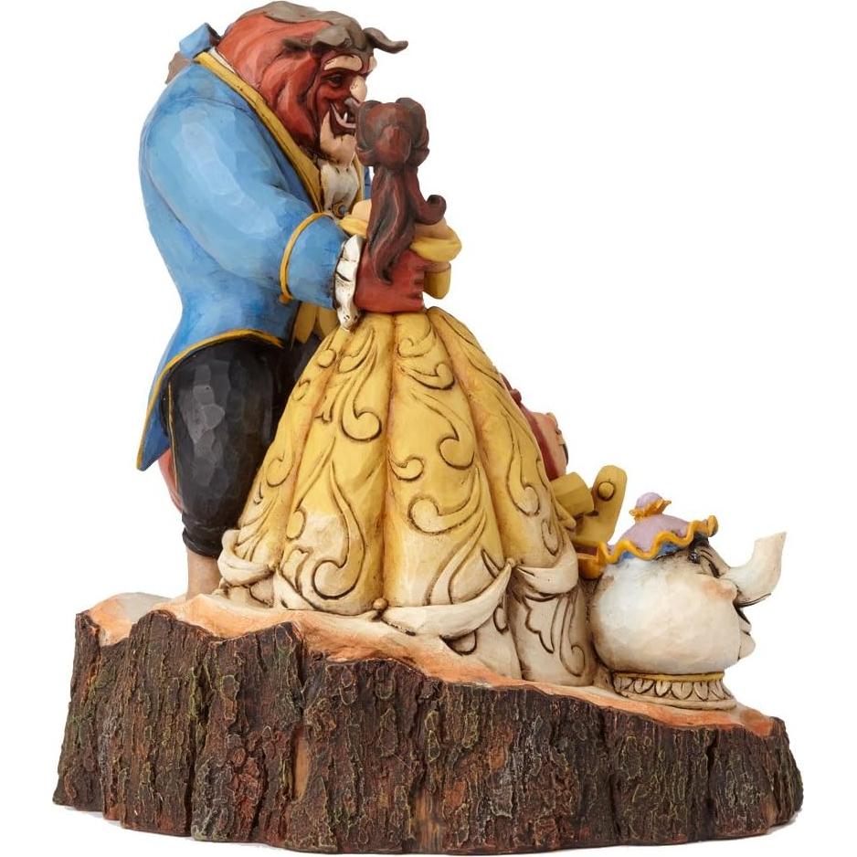 Figura La Bella y la Bestia Jim Shore 19 cm Resina de Piedra