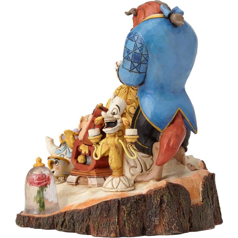 Figura La Bella y la Bestia Jim Shore 19 cm Resina de Piedra