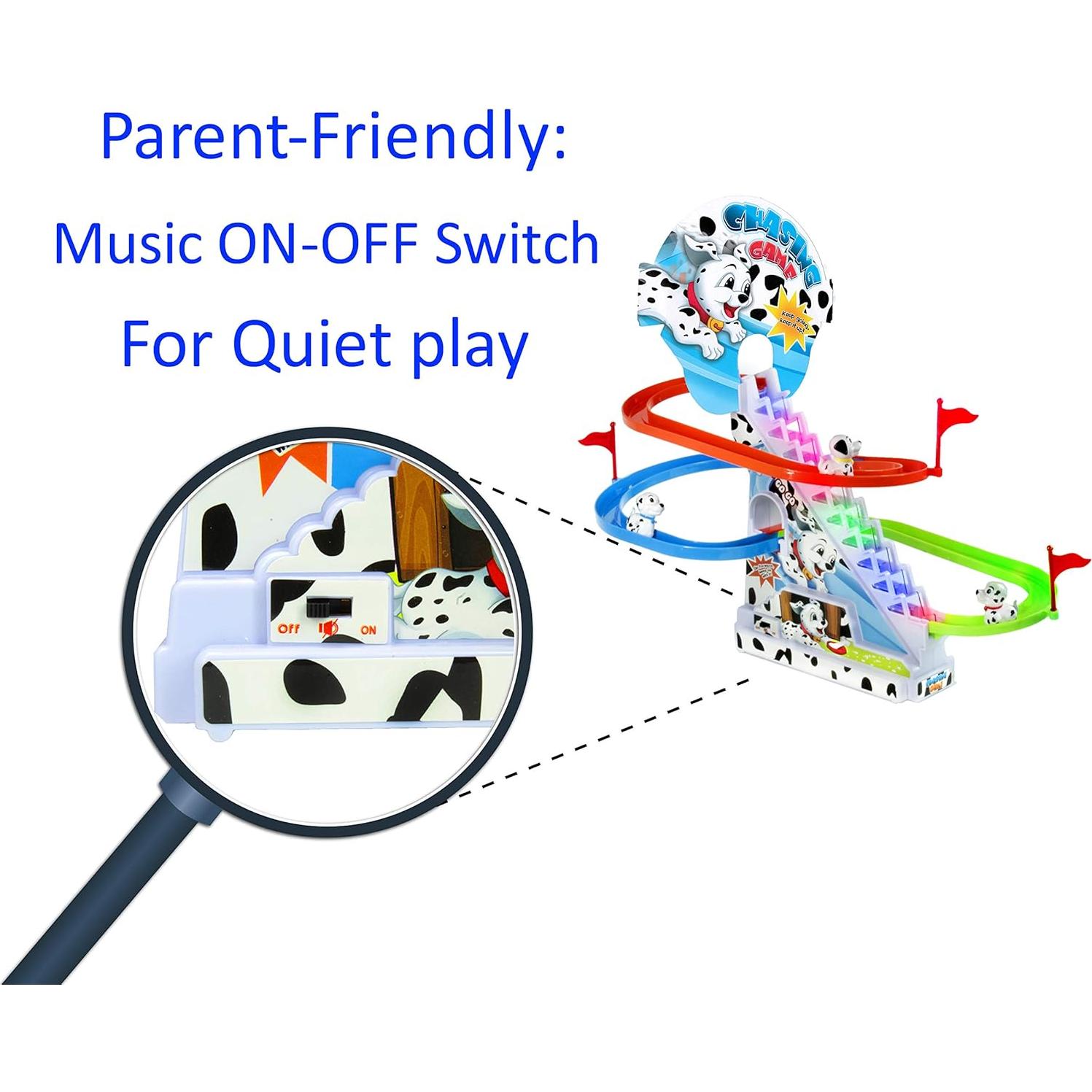 Juego de Deslizamiento Dálmata Haktoys con Música y Pista