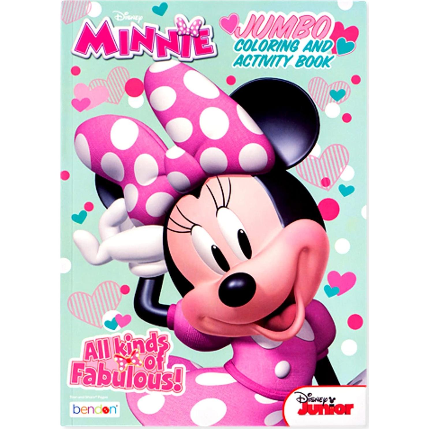 Libro de Colorear Minnie Mouse Disney 80 Páginas Creativo