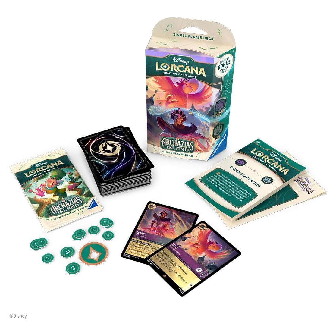 Mazo Inicial Disney Lorcana Ravensburger Isla de Archazia 60 cartas