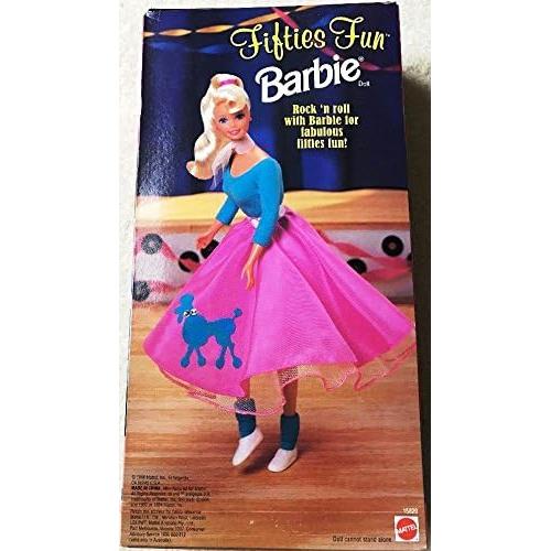 Muñeca Barbie Diversión Años 50 Mattel 32.5x16.8cm
