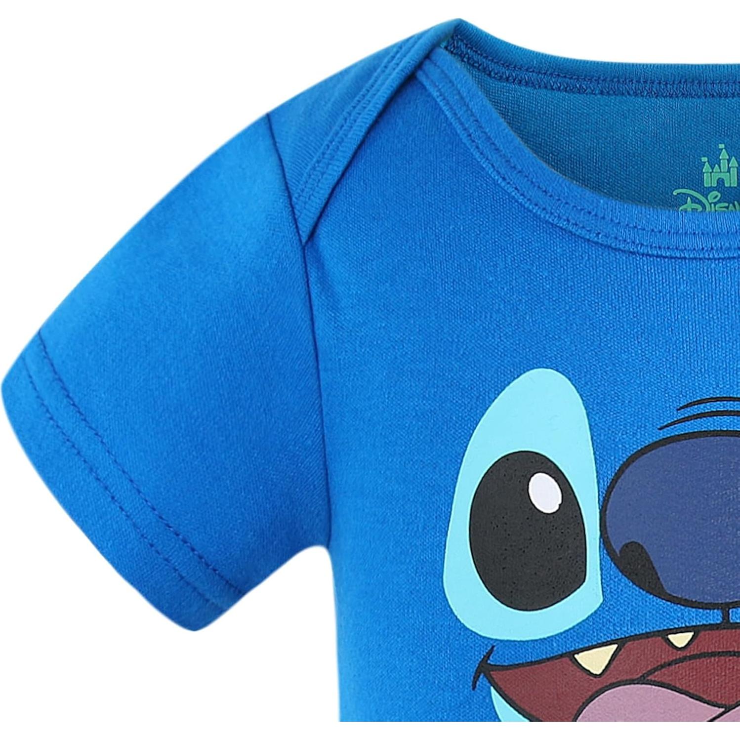 Disney Lilo and Stitch Baby Boys Bodysuit and Cap for Newborn and Infant