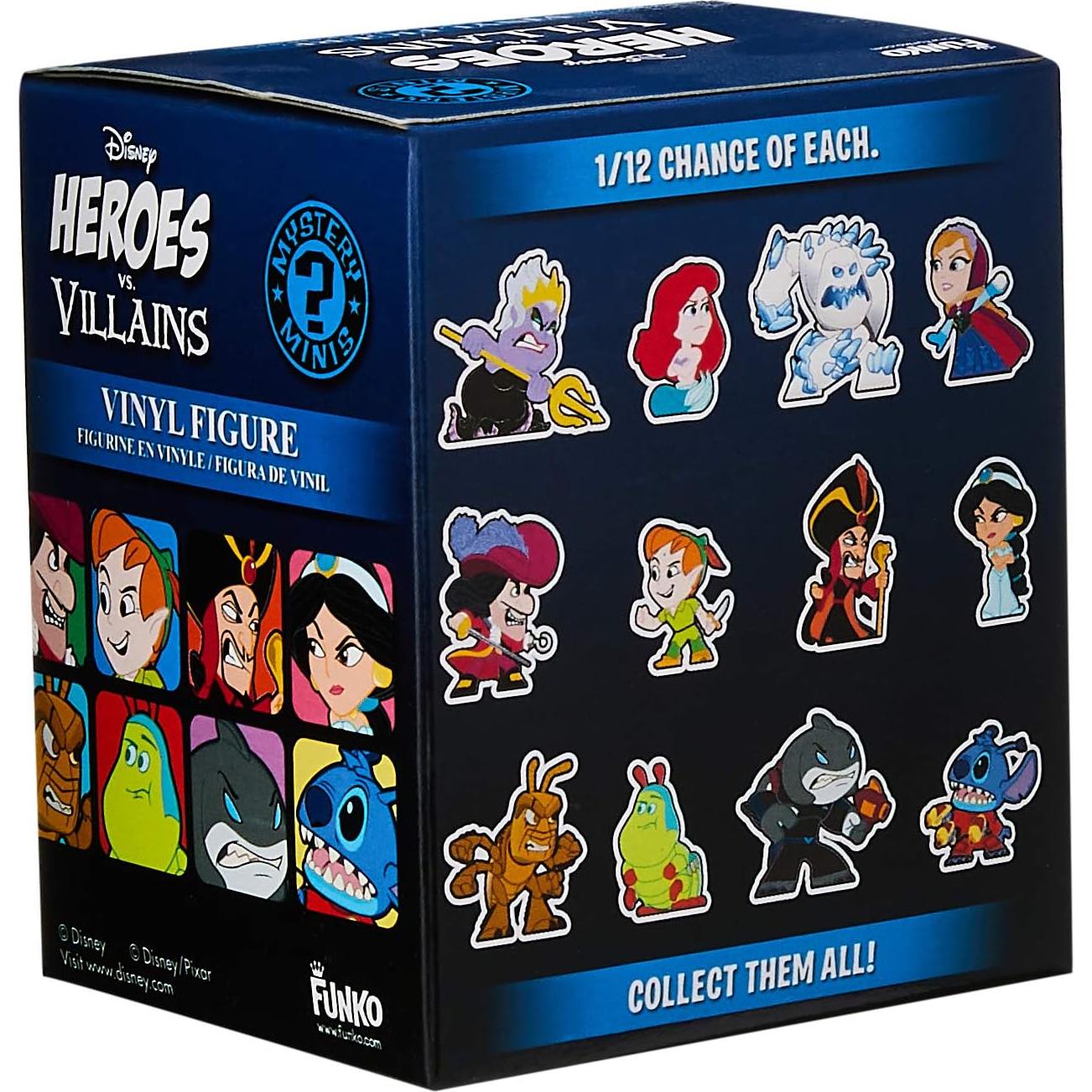 Figuras Disney Héroes vs Villanos Funko Mystery Mini 6,35 cm