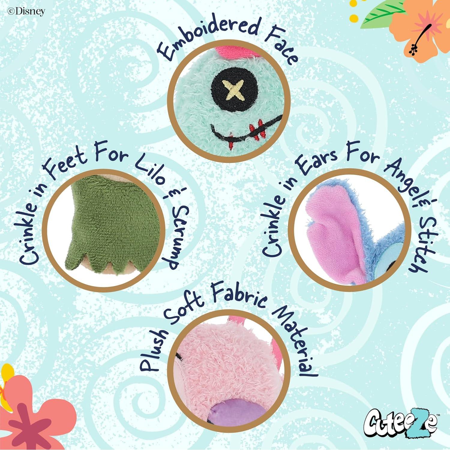 Set de Peluches Lilo & Stitch 4 Piezas Kids Preferred