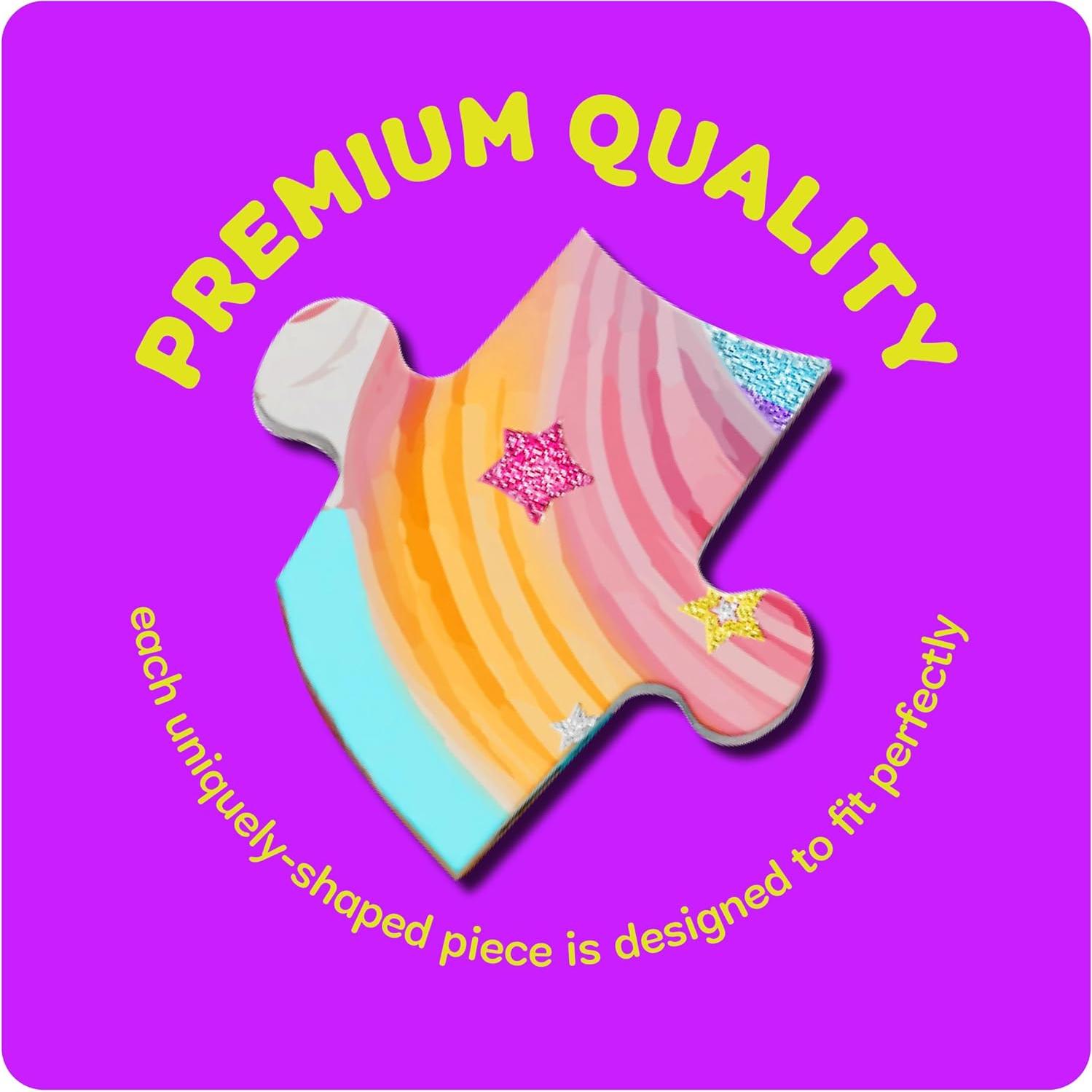 Rompecabezas de Piso Unicornio Dan&Darci 45 Piezas 3-6 Años