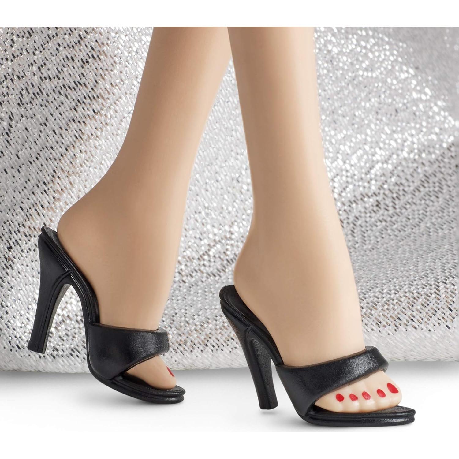 Muñeca Barbie 60 Aniversario Mattel Rubia con Vestido Brillante