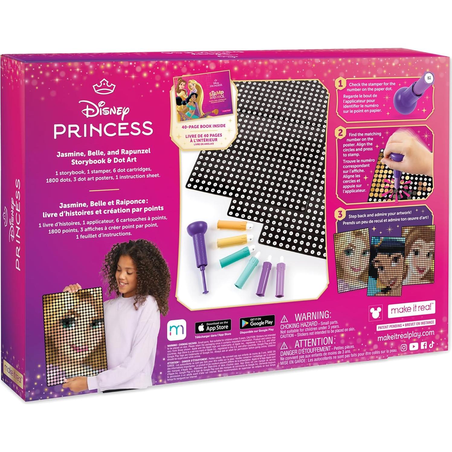 Sello Disney para Revelar - Jasmine, Belle y Rapunzel - 1800 Puntos