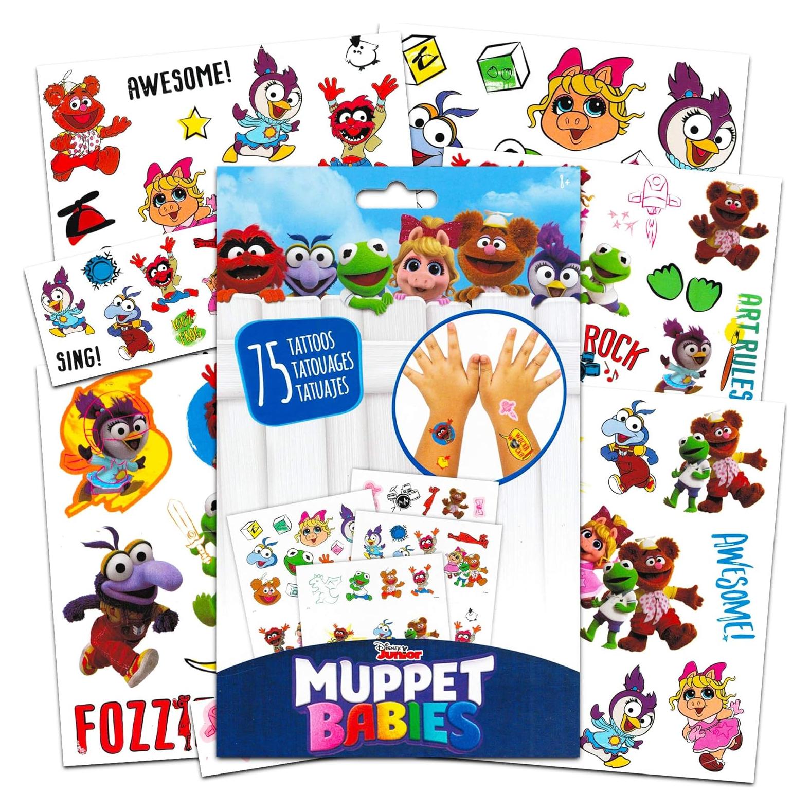 Tatuajes Temporales Muppet Babies - 75 Tatuajes Disney