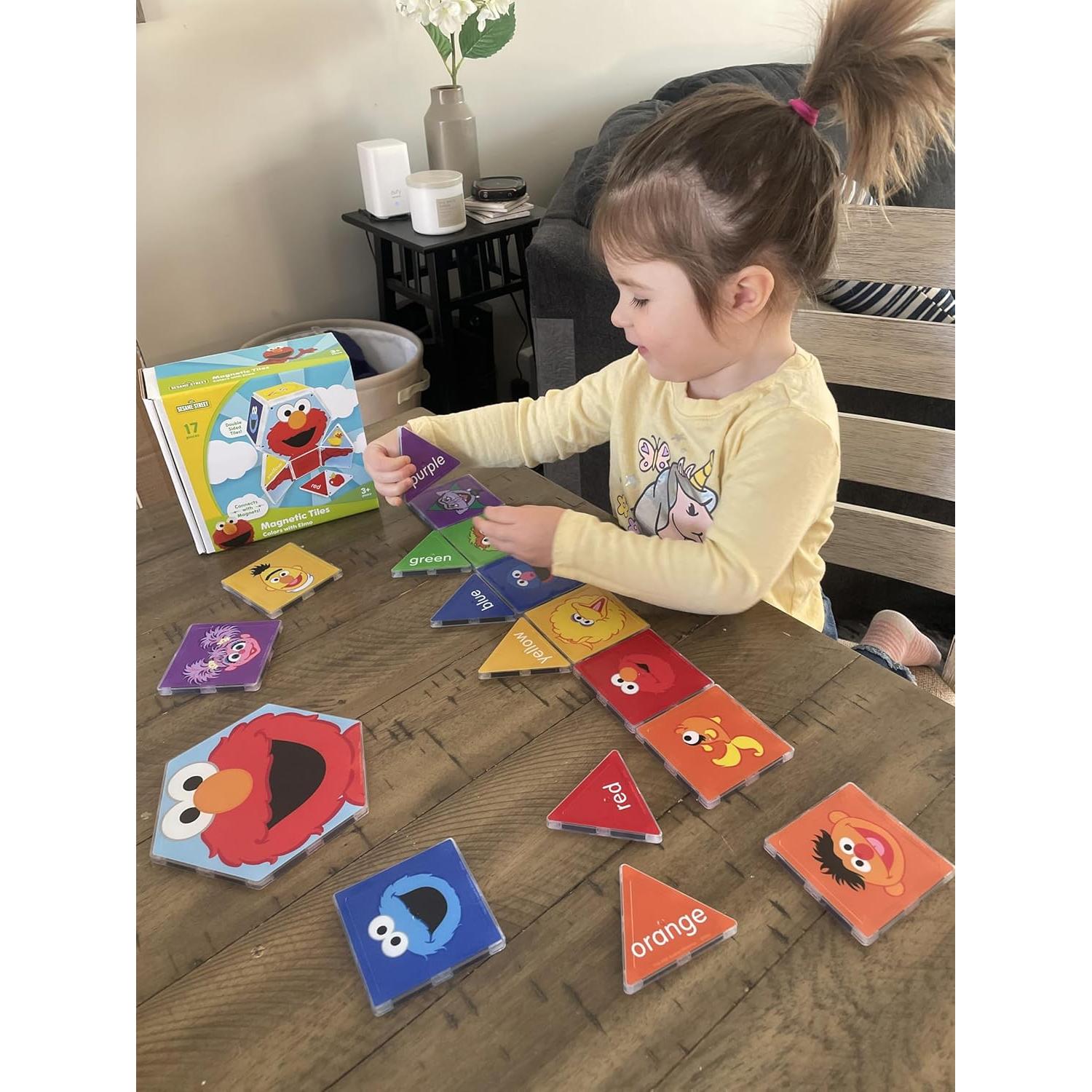 Juguetes Magnéticos CreateOn Elmo 17 Piezas Educativos