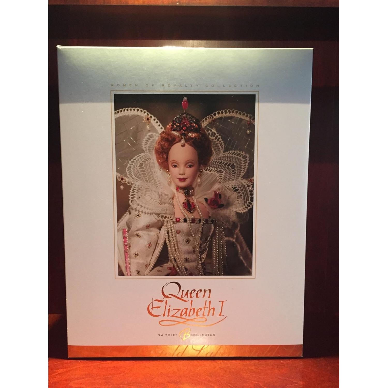 Muñeca Barbie Coleccionista Reina Isabel I - 38.61x30.99 cm