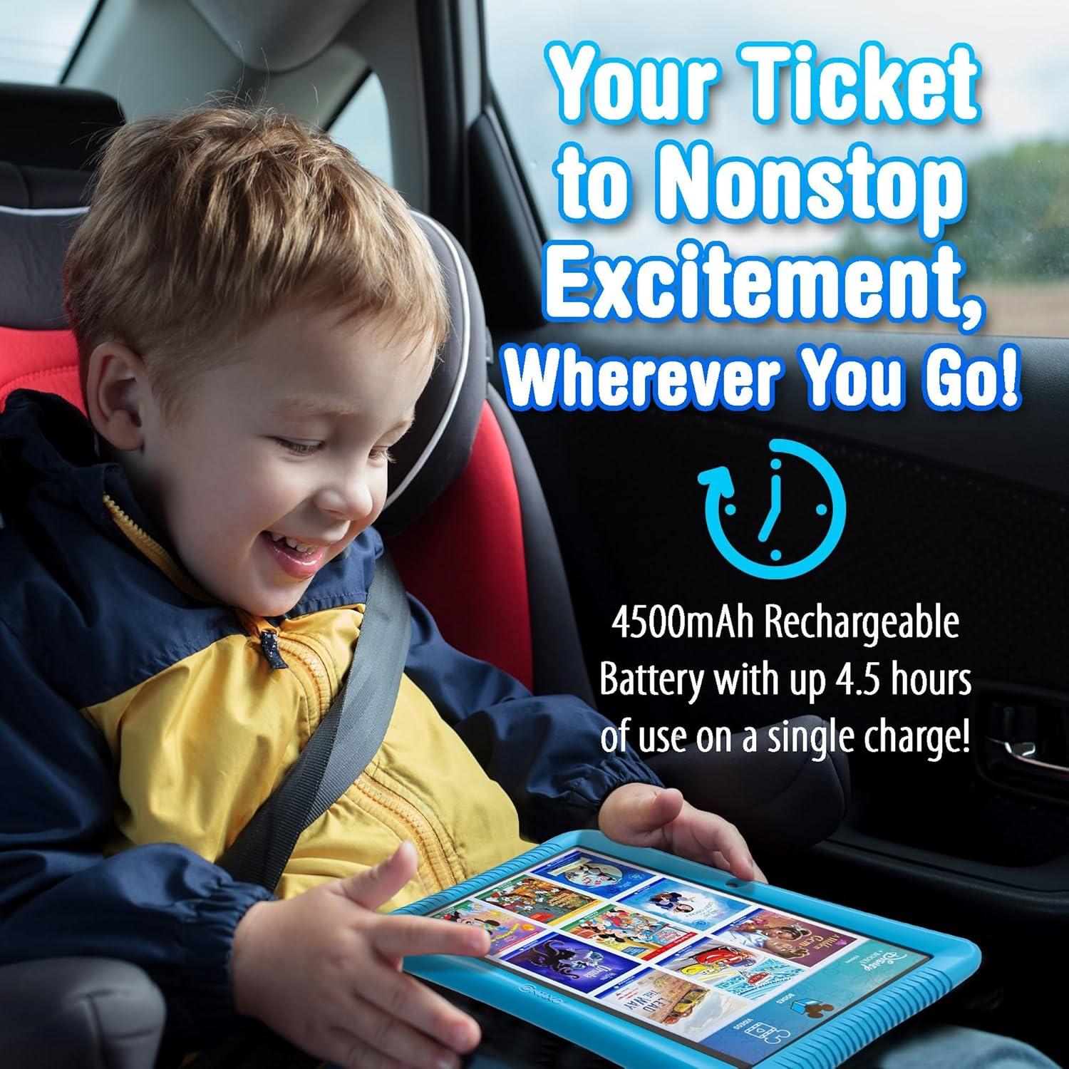 Tableta Contixo K102 10" Android + Reloj KW1 Niños