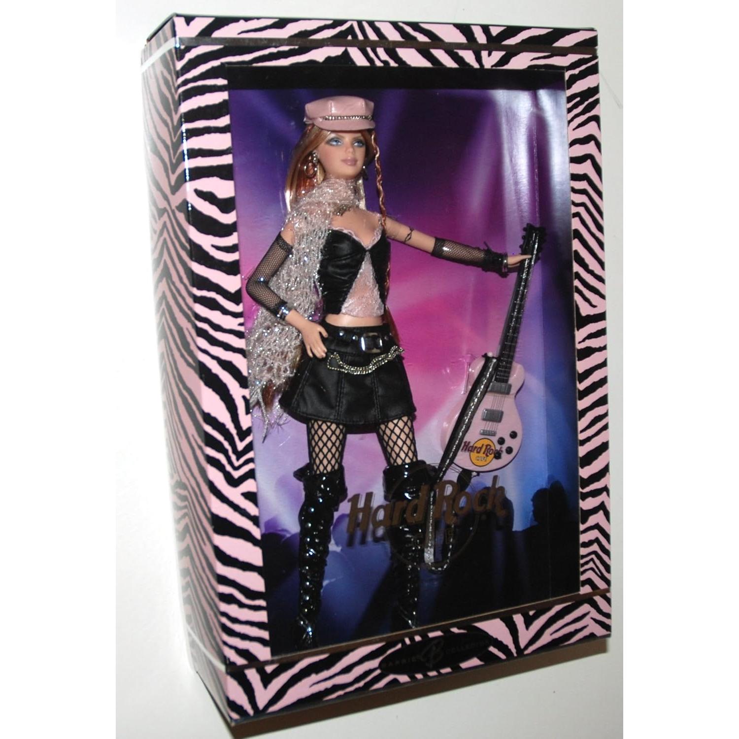 Muñeca Barbie Hard Rock Cafe 2004 con accesorios