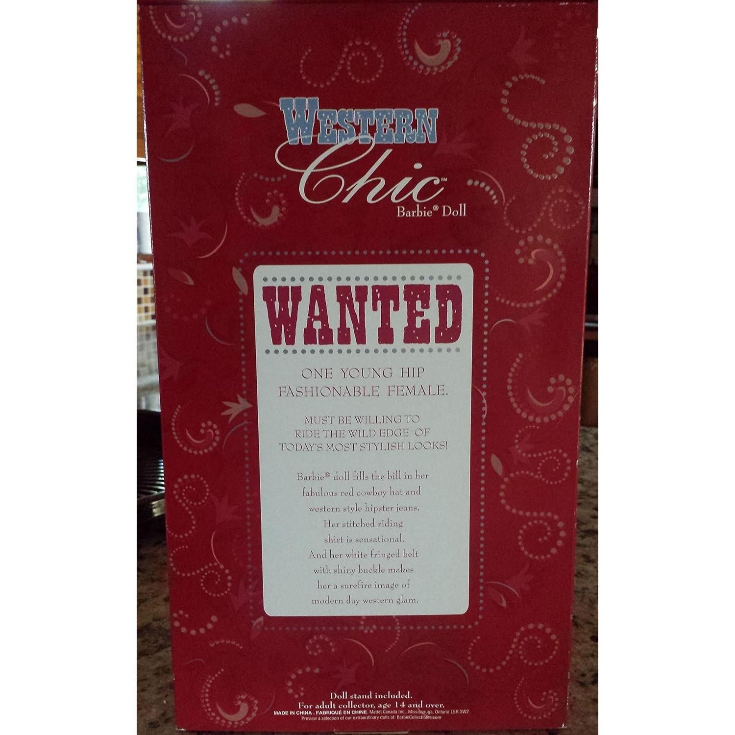 Muñeca Barbie Edición Coleccionista 30cm Estilo Occidental