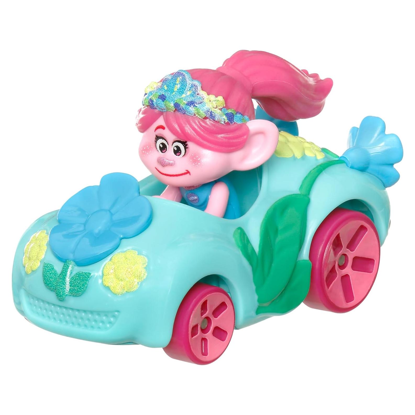 Vehículo Diecast Poppy Trolls Hot Wheels 1:64