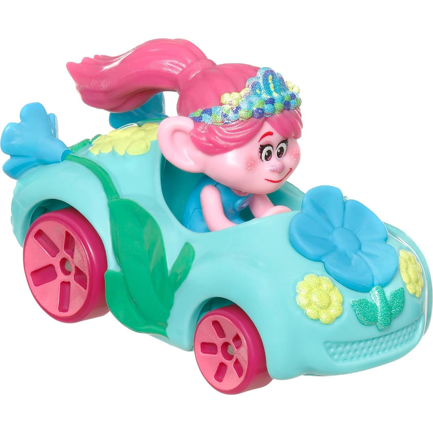 Vehículo Diecast Poppy Trolls Hot Wheels 1:64