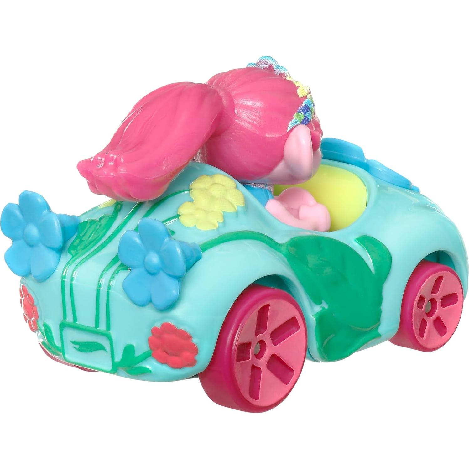 Vehículo Diecast Poppy Trolls Hot Wheels 1:64