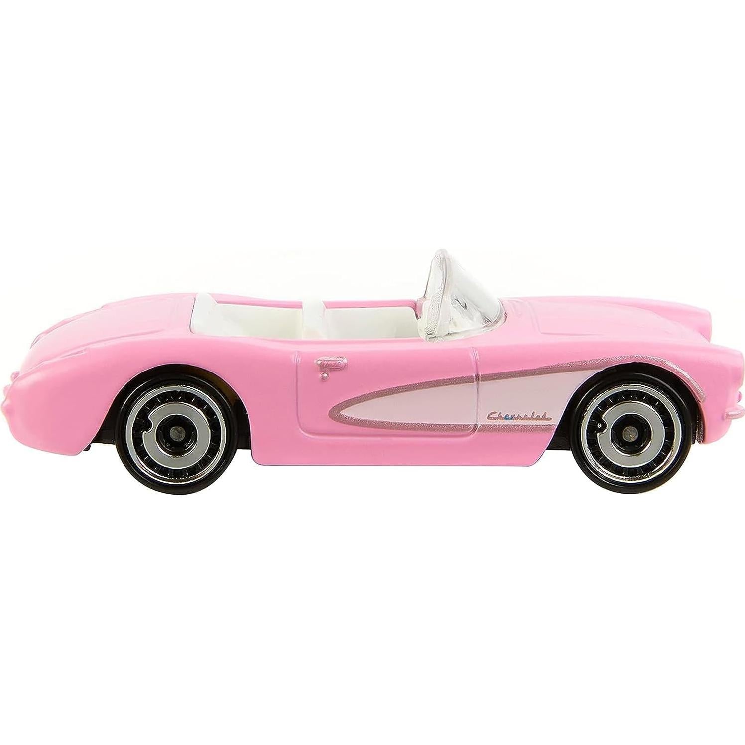 Hot Wheels Vehículo Diecast Barbie 1956 Corvette Paquete 6
