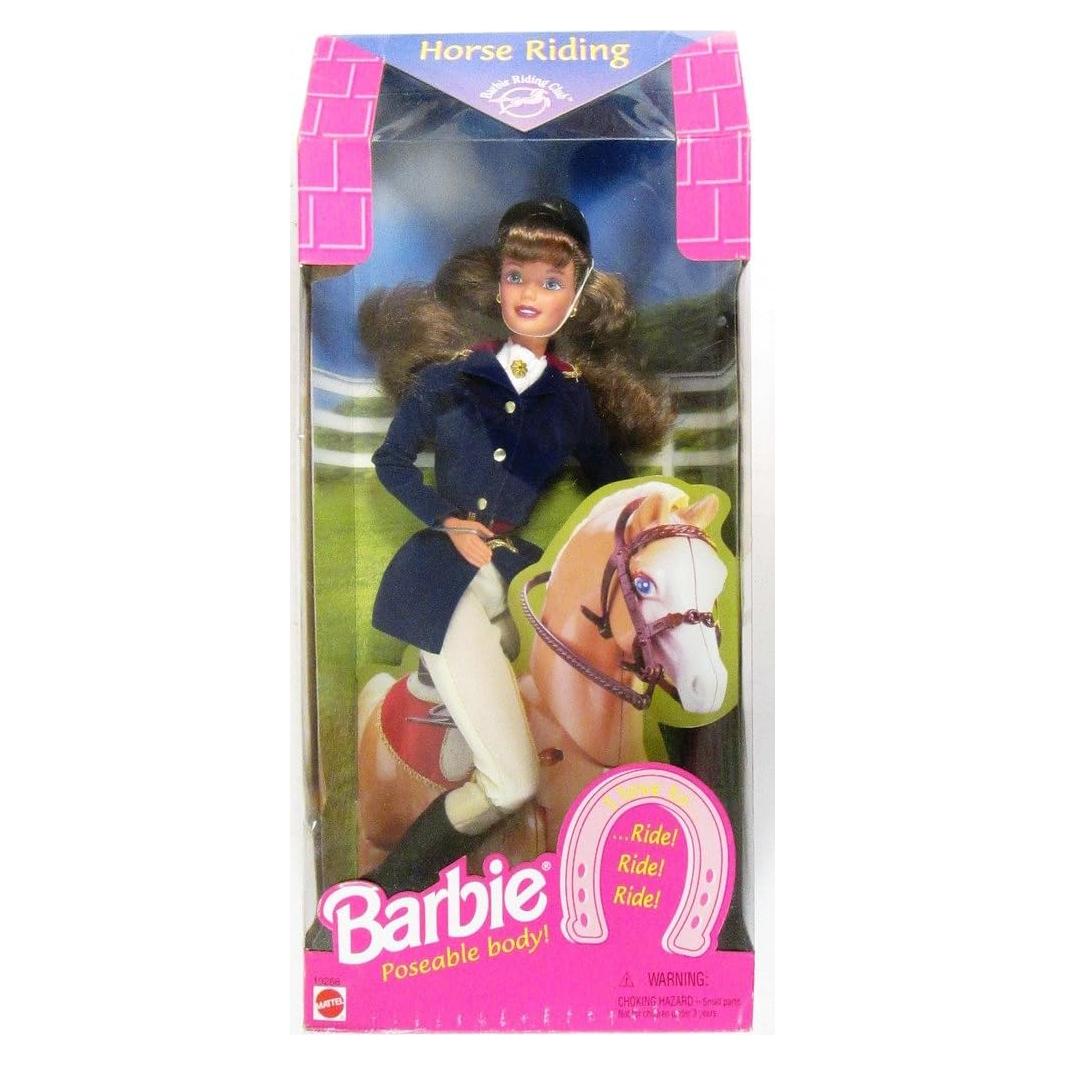 Barbie Equitación Mattel Cuerpo Poseable 32.5 cm
