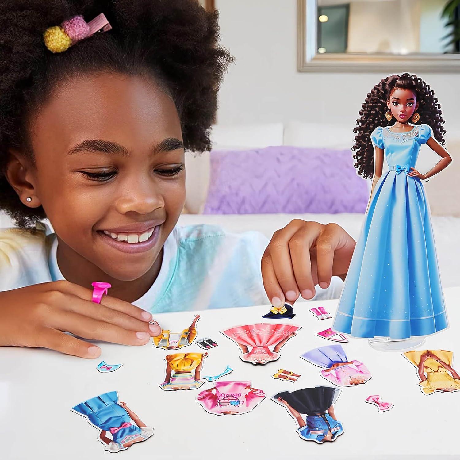 Muñecas Magnéticas para Vestir PainZieteg 15 cm Set Creativo