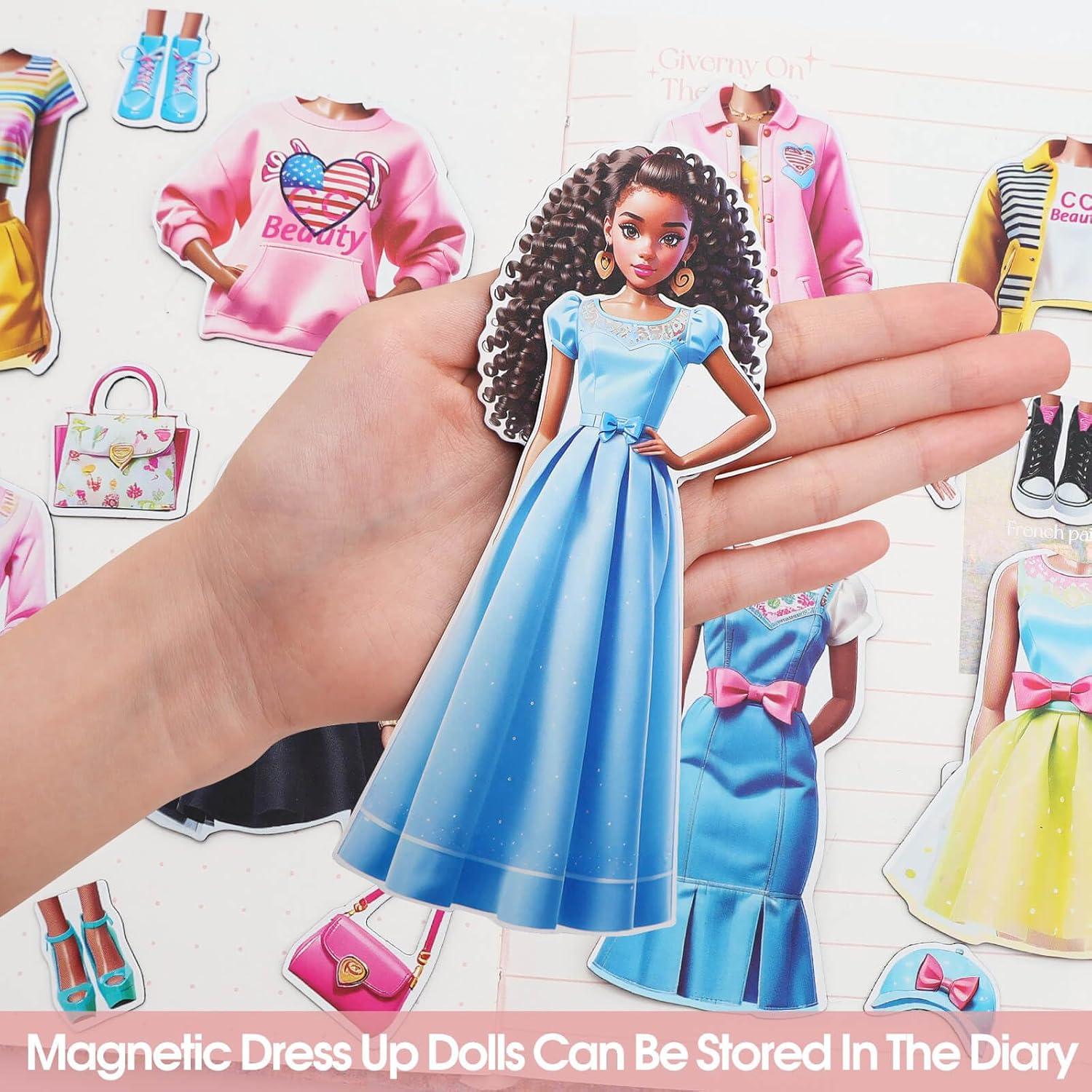 Muñecas Magnéticas para Vestir PainZieteg 15 cm Set Creativo