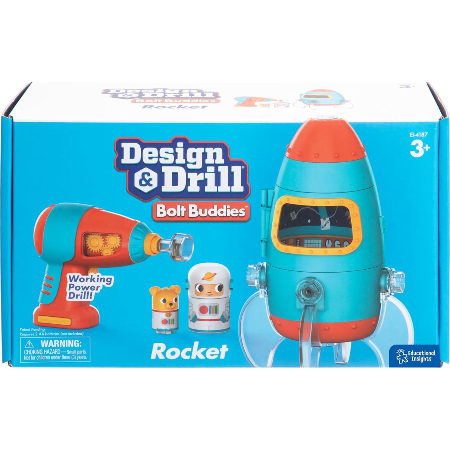 Cohete Bolt Buddies Educational Insights con Taladro 3+