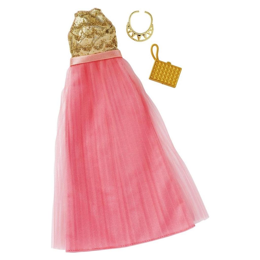 Barbie Modas Vestido Halter Rosa - Mattel FBB71