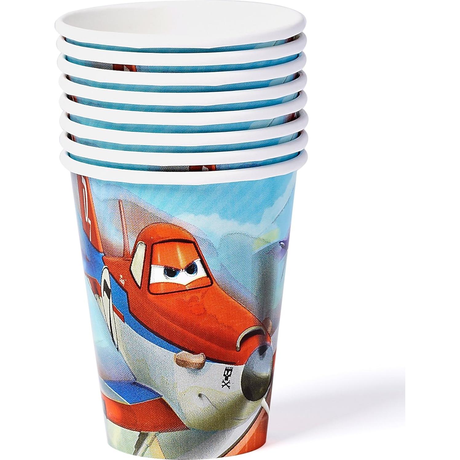 Tazas desechables Disney Planes 8 unidades 266 ml
