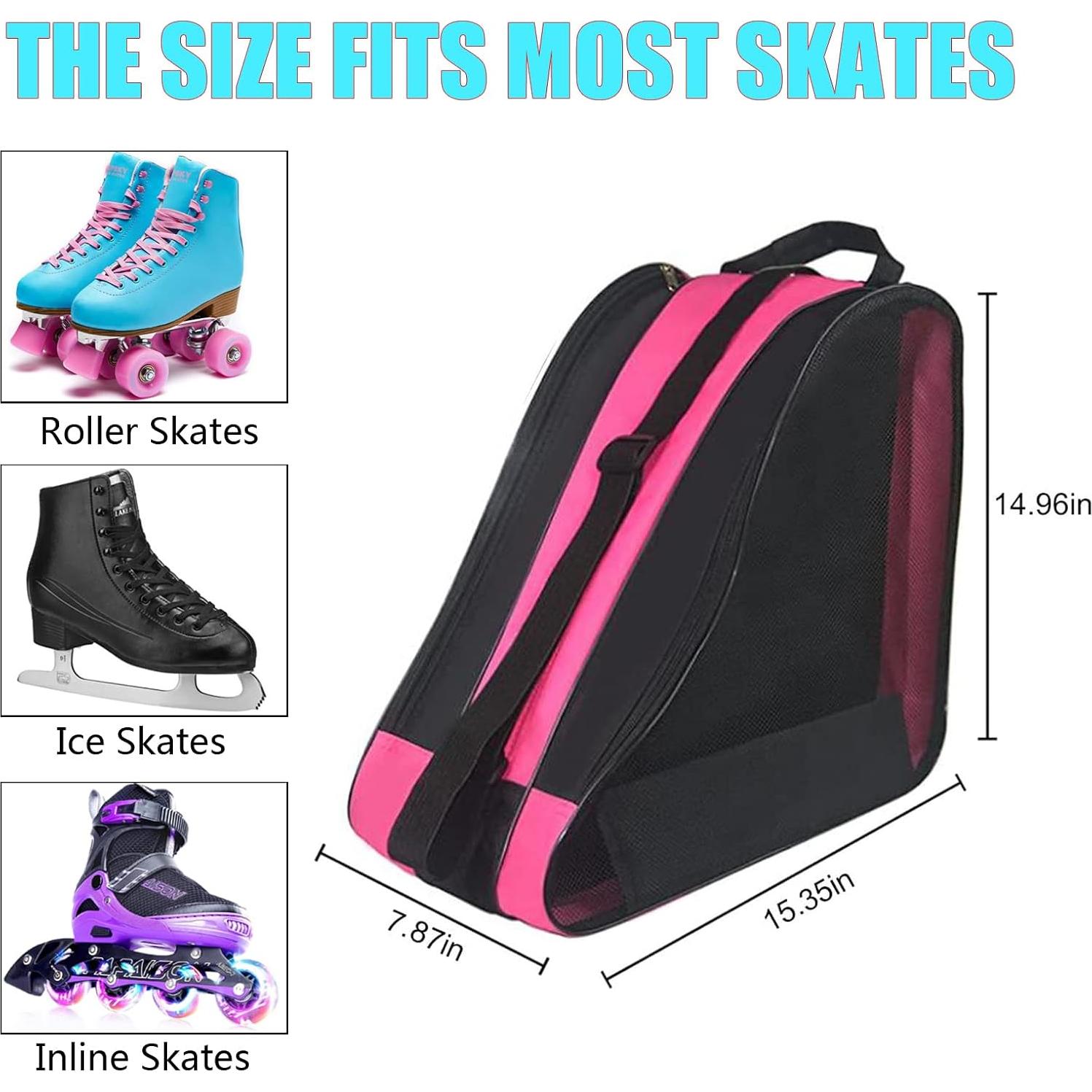 Bolsa para Patines Peyorom Rosa 39x39x20 cm Ajustable