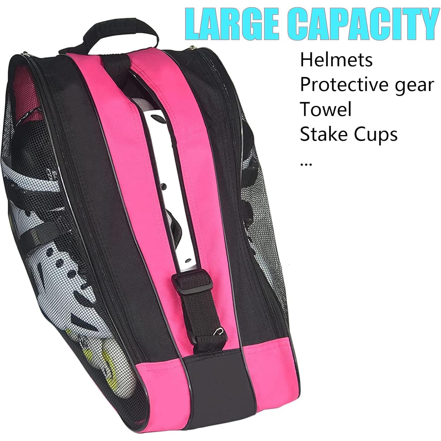 Bolsa para Patines Peyorom Rosa 39x39x20 cm Ajustable