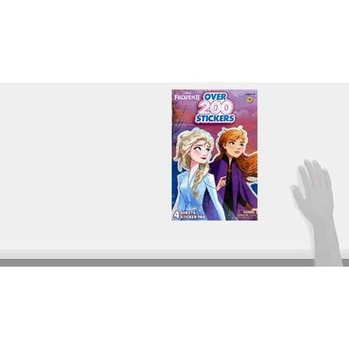 Libro de Pegatinas Disney Frozen 2 Elsa y Anna - 200+ Piezas