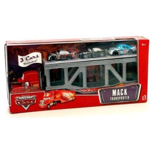 Transportador Mack Disney Pixar Cars con 3 Autos de Metal