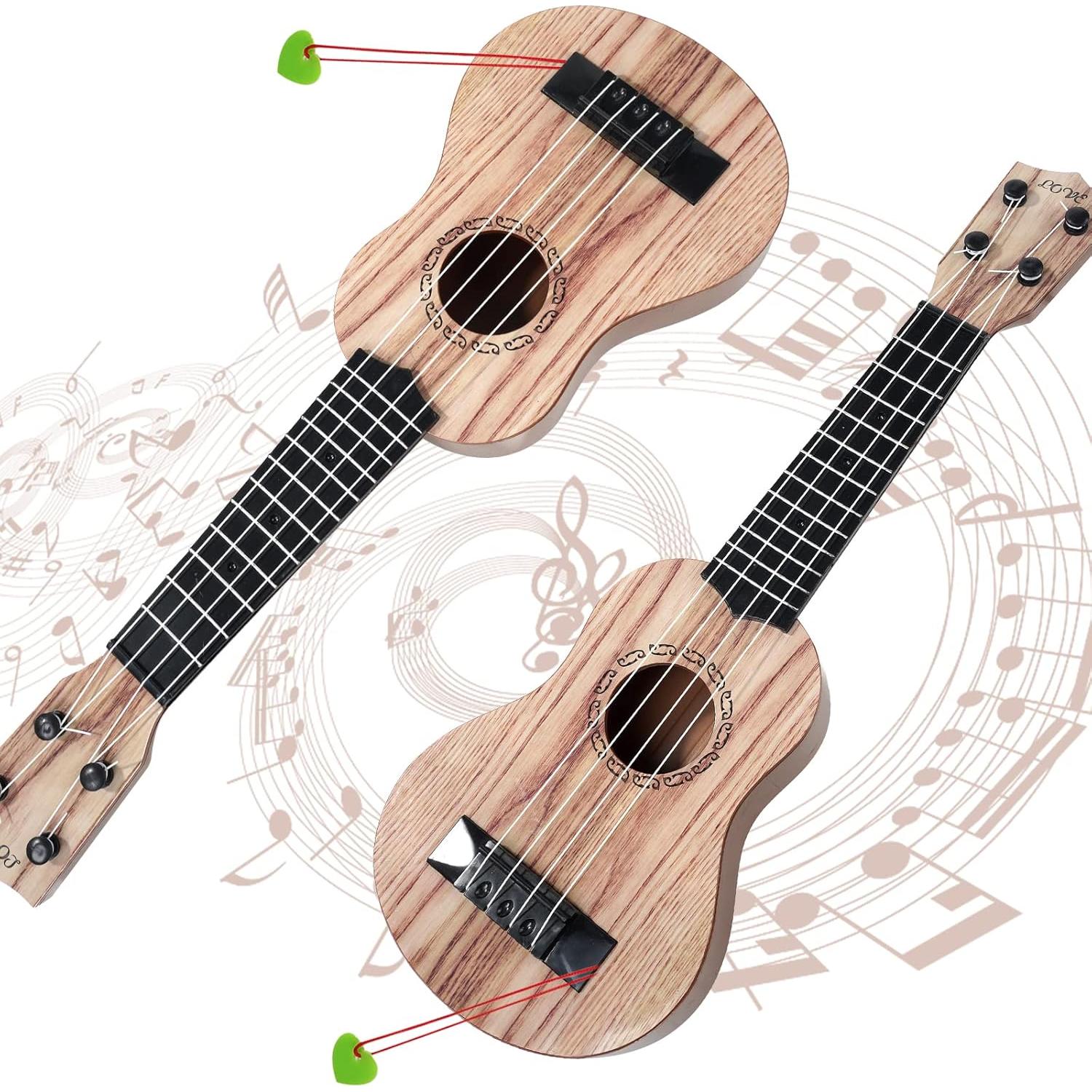 Guitarra Ukulele Raimy 17" Koa para Niños - 4 Cuerdas