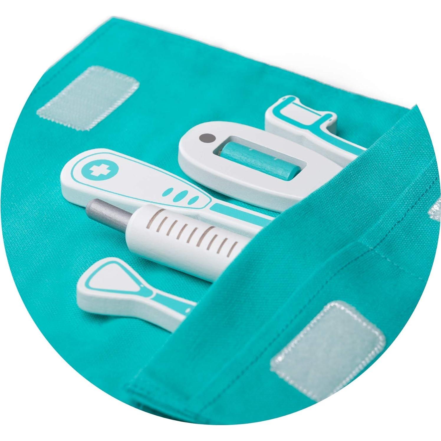 Kit de Doctor de Madera UMU - 18 Piezas para Niños