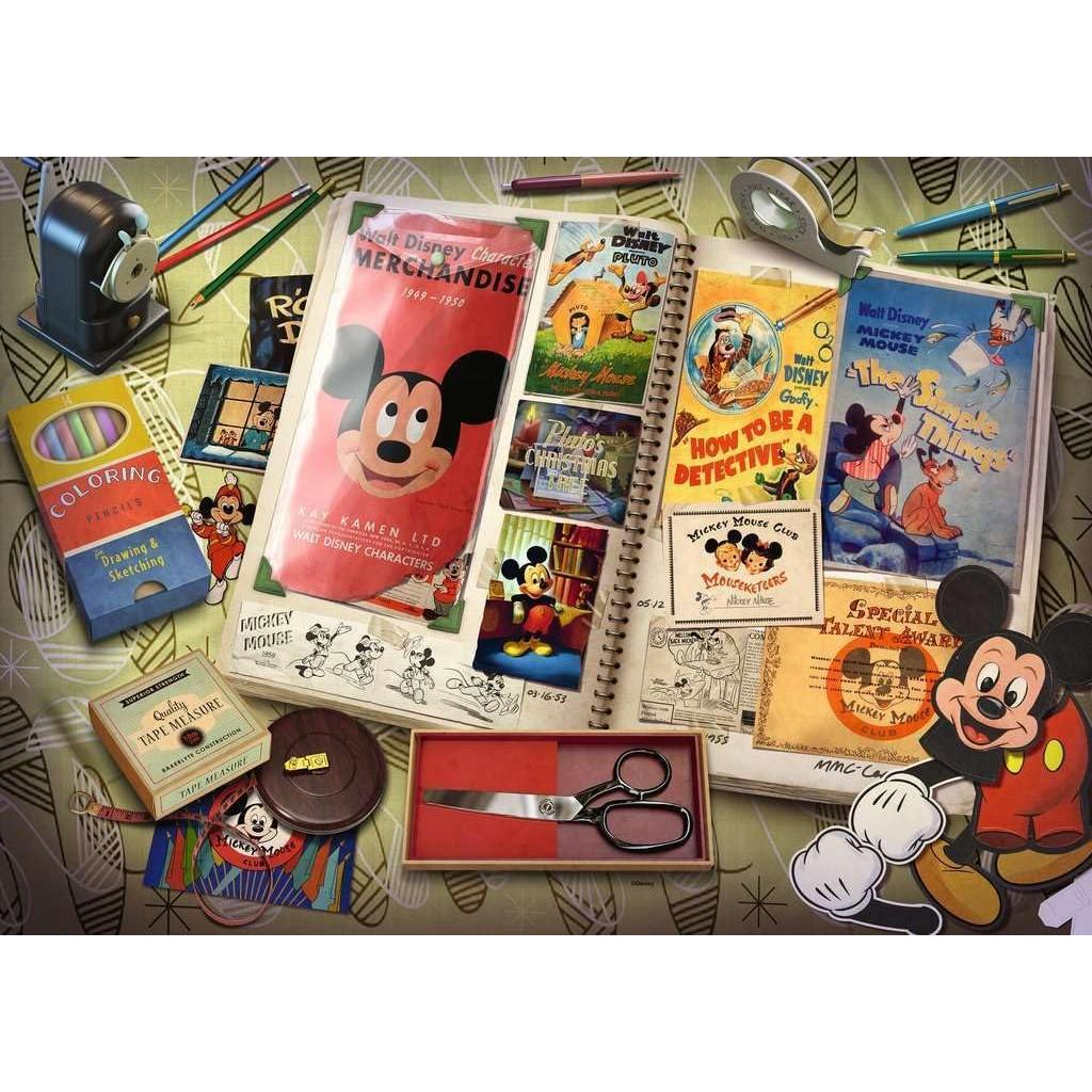 Rompecabezas Ravensburger 1000 Piezas Mickey 1950